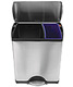 simplehuman® 12 gal. Stainless Steel 2-Bin Recycler simplehuman® 12 gal. Stainless Steel 2-Bin Recycler
